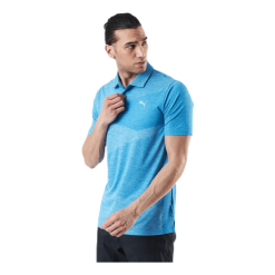 PUMA Golf Alterknit Jacquard Polo Blue