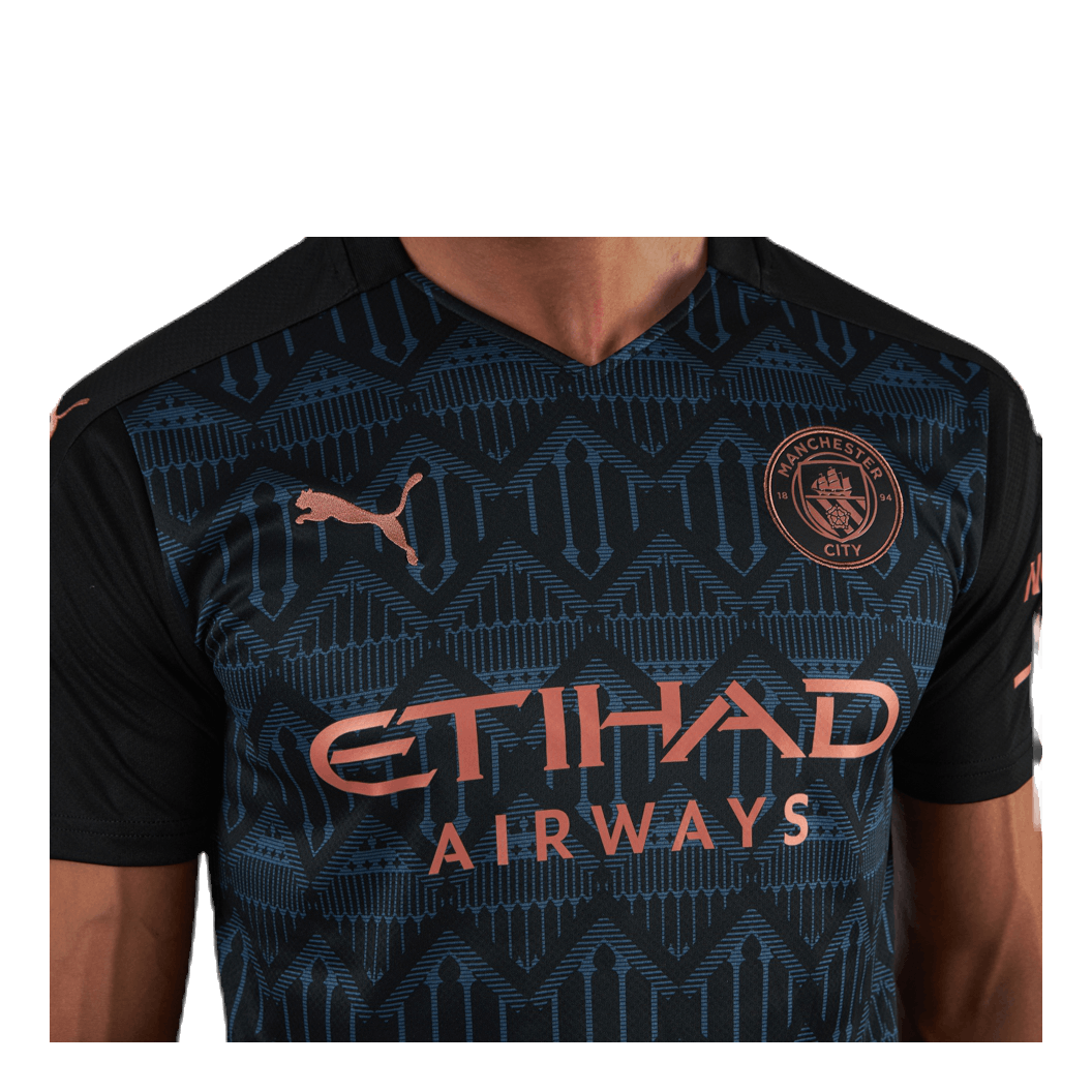 Puma Manchester City FC Away Shirt Replica Blue/Black 6 Puma Manchester City FC Away Shirt Replica Blue/Black - Image 4