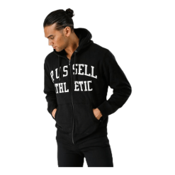 Russell Athletic Zip Through Tackle Twill Hoody Black