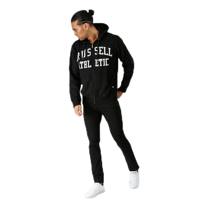 Russell Athletic Zip Through Tackle Twill Hoody Black 5 Russell Athletic Zip Through Tackle Twill Hoody Black - Image 3