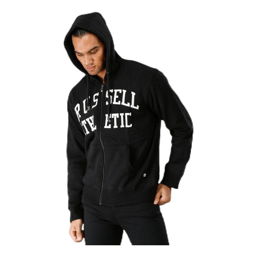 Russell Athletic Zip Through Tackle Twill Hoody Black 6 Russell Athletic Zip Through Tackle Twill Hoody Black - Image 4