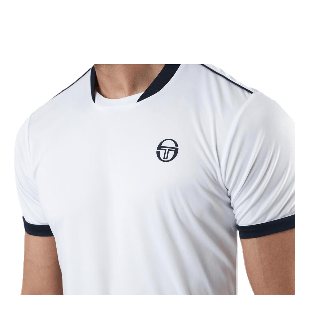Sergio Tacchini Club Tech T-Shirt Blue/White 7 Sergio Tacchini Club Tech T-Shirt Blue/White - Image 5