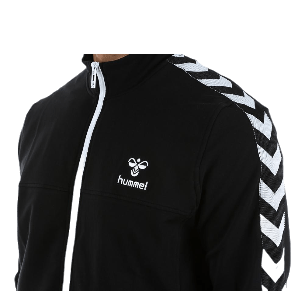 Hummel Classic Bee Aage Zip Jacket Black 6 Hummel Classic Bee Aage Zip Jacket Black - Image 4