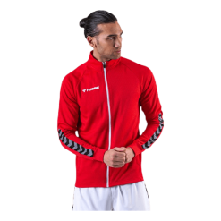 Hummel Authentic Poly Zip Jacket Red