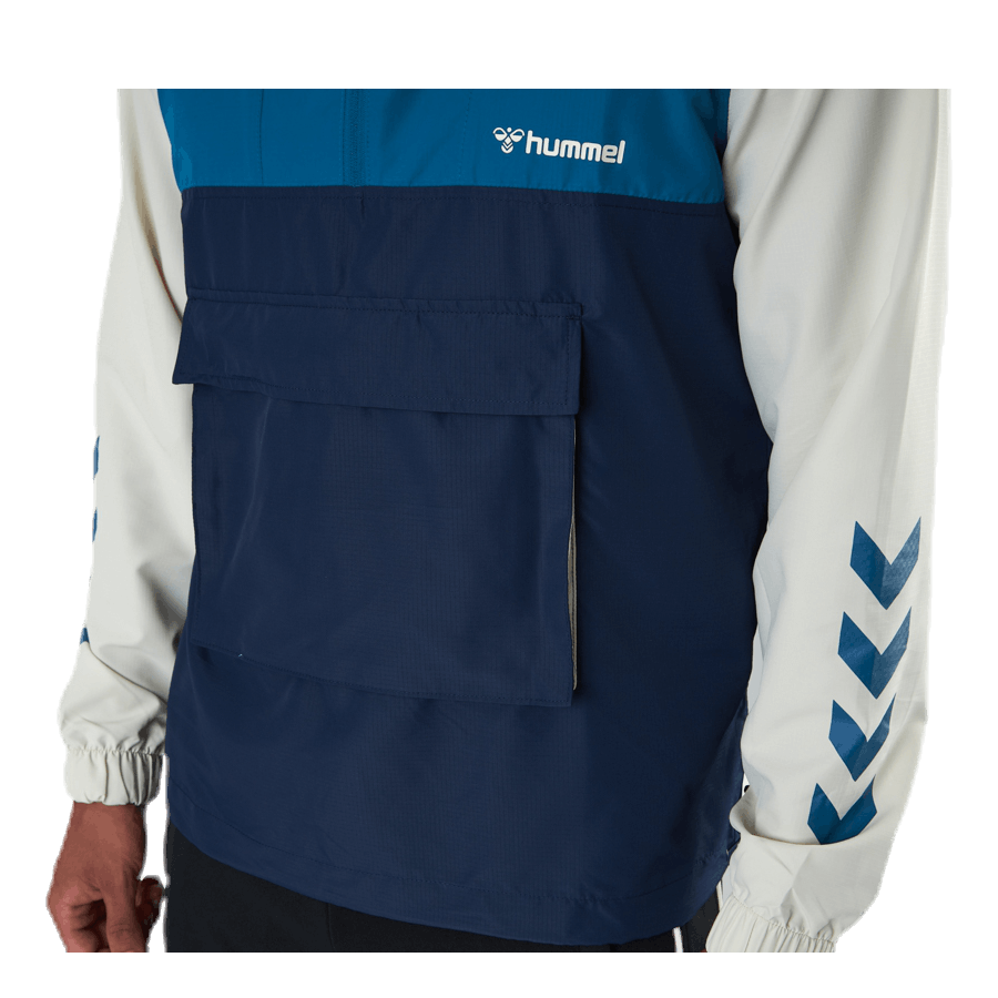 Hummel Akello Loose Half Zip Jacket Blue 4 Hummel Akello Loose Half Zip Jacket Blue - Image 2