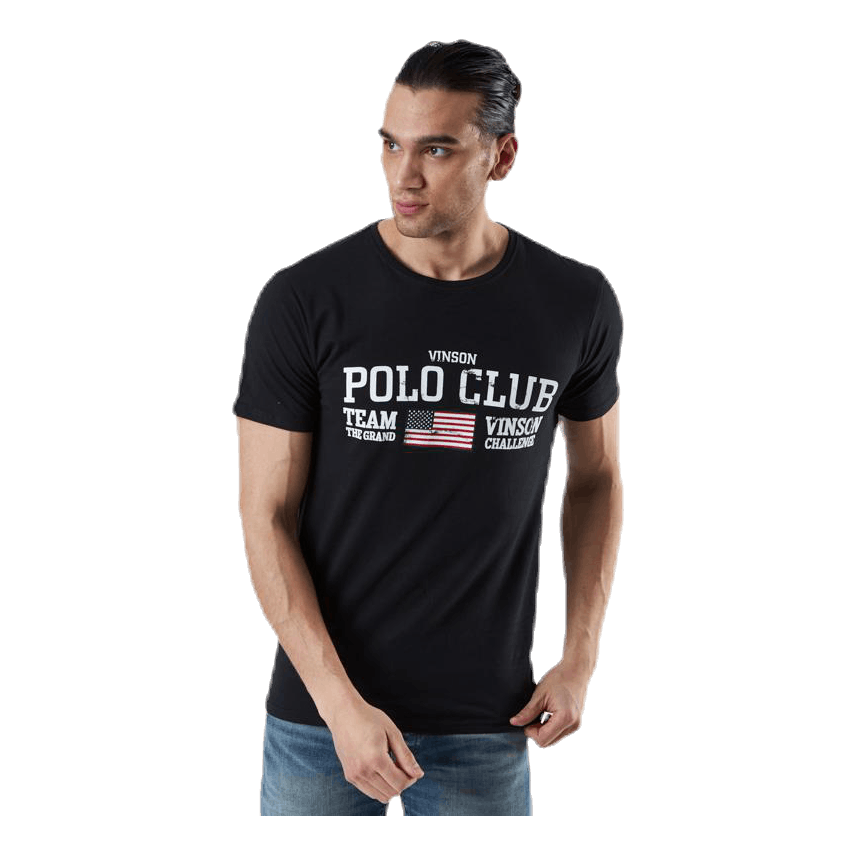 Vinson Polo Club Johnny T-Shirt Black 3 Vinson Polo Club Johnny T-Shirt Black