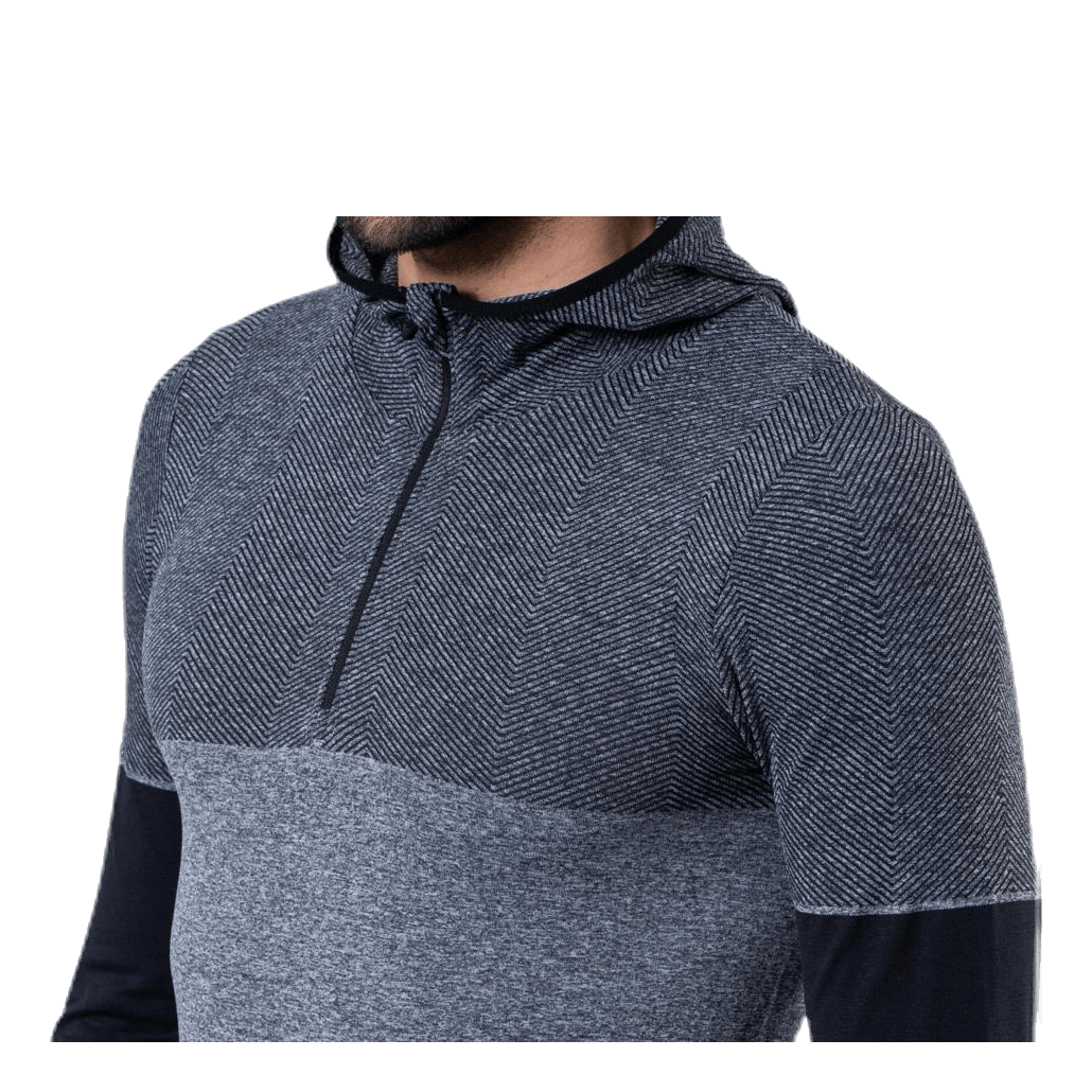 Endurance Kerto Melange Seamless Midlayer W/hood Black 7 Endurance Kerto Melange Seamless Midlayer W/hood Black - Image 5