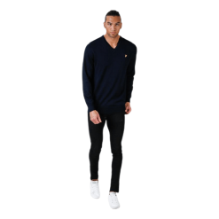 Lyle & Scott V-Neck Pullover Blue -Takit Myynti 2023 60447 43 006