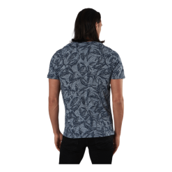Jack & Jones Lefo Aop Tee Ss Crew Neck Blue -Takit Myynti 2023 60449 56 003