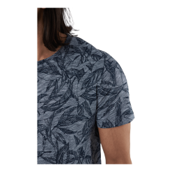 Jack & Jones Lefo Aop Tee Ss Crew Neck Blue -Takit Myynti 2023 60449 56 004