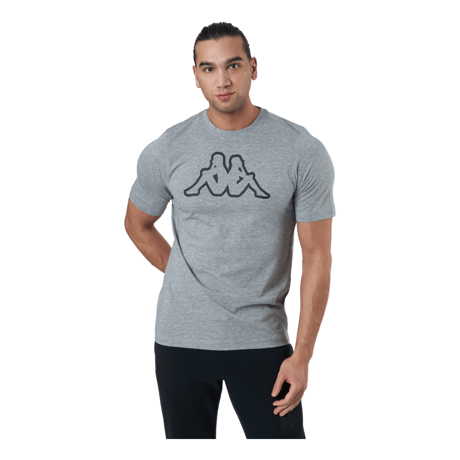 Kappa T-Shirt S/S, Cromen Grey 4 Kappa T-Shirt S/S, Cromen Grey - Image 2