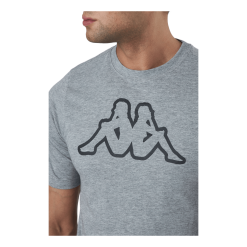 Kappa T-Shirt S/S, Cromen Grey 9 Kappa T-Shirt S/S, Cromen Grey -Takit Myynti 2023 60460 75 004