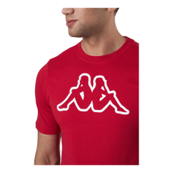 Kappa T-Shirt S/S, Cromen Red -Takit Myynti 2023 60461 27 006