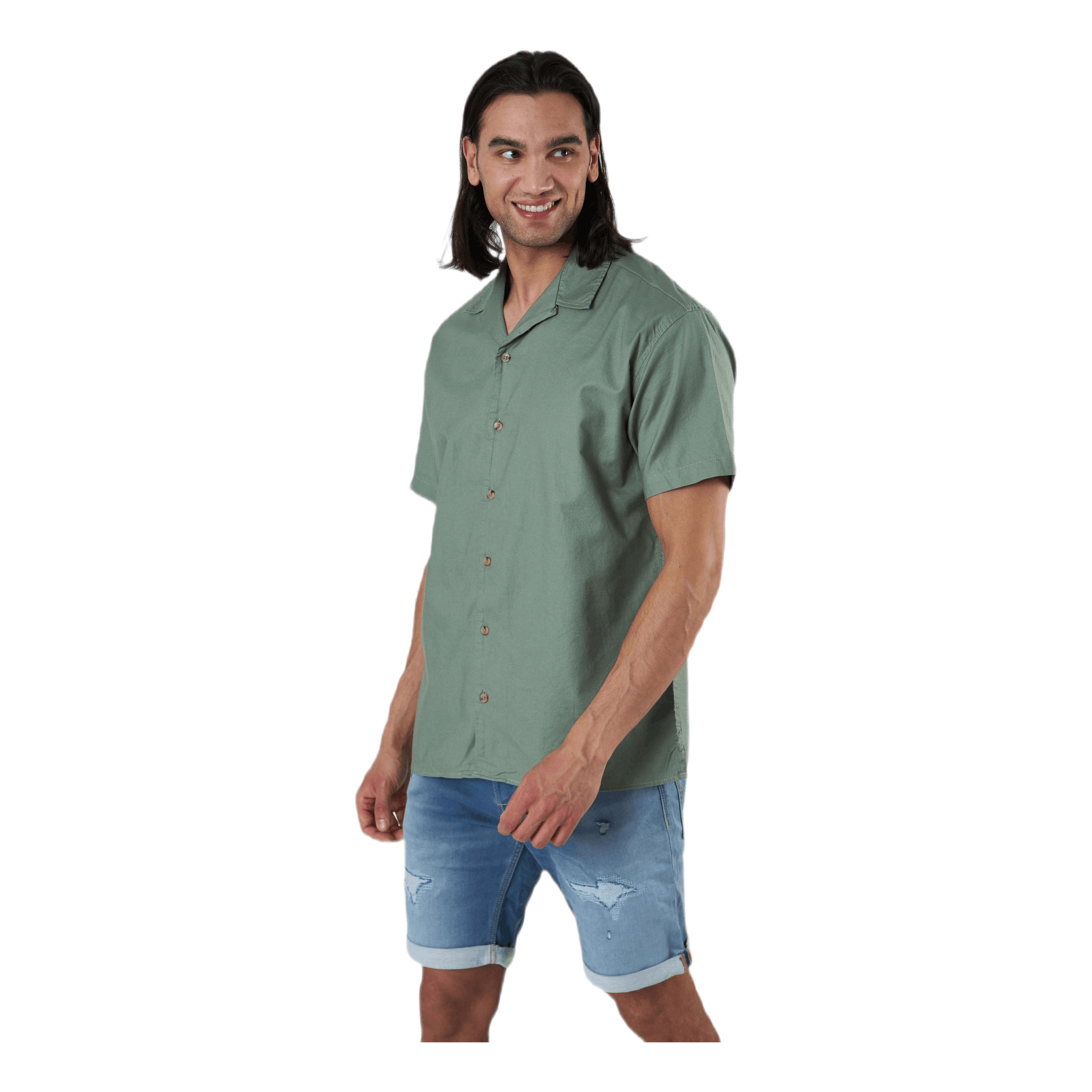 Jack & Jones Tower Shirt Ss Blue 3 Jack & Jones Tower Shirt Ss Blue