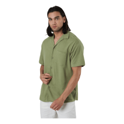 Jack & Jones Findus Resort Shirt Ss One Pocket Green