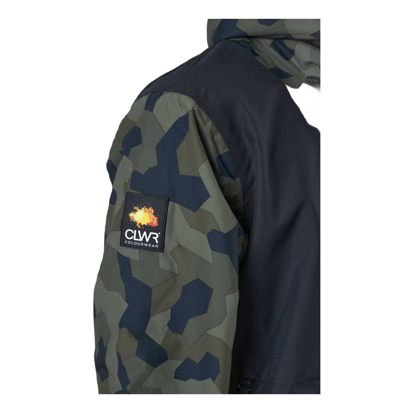 ColourWear Block Jacket M Camo Dark Khaki C79 6 ColourWear Block Jacket M Camo Dark Khaki C79 - Image 4