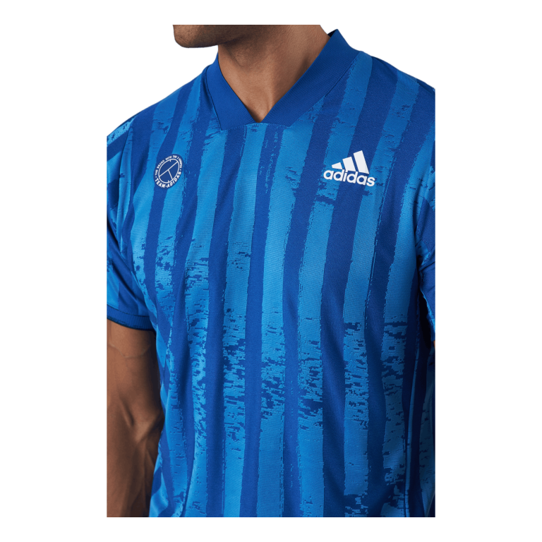 ADIDAS TENNIS Freelift Tee Engineered Aerore 000/blue 6 ADIDAS TENNIS Freelift Tee Engineered Aerore 000/blue - Image 4