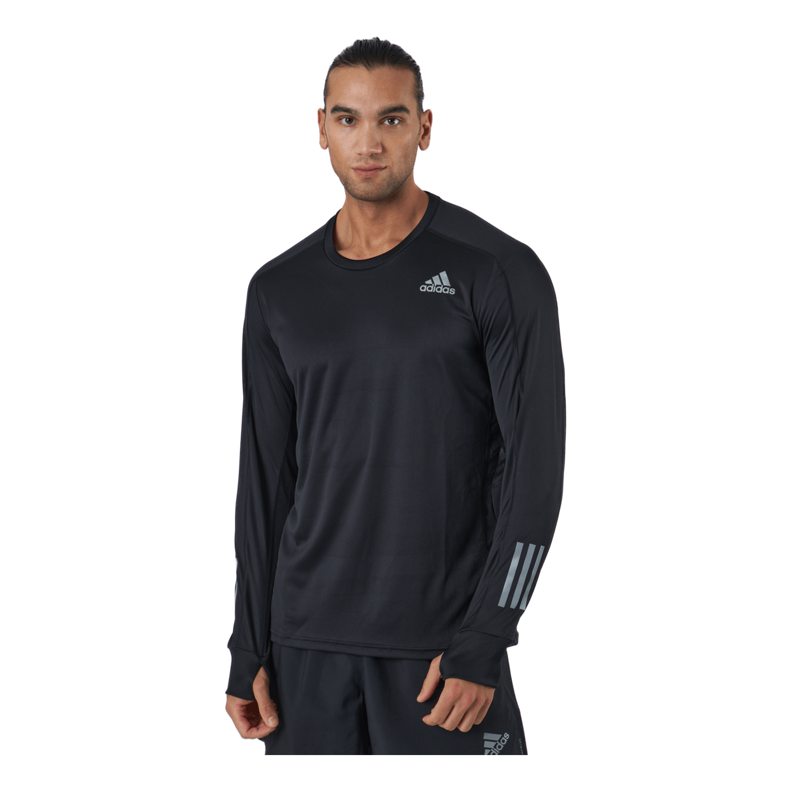 Adidas Own The Run Long Sleeve Tee M Black / Black 3 Adidas Own The Run Long Sleeve Tee M Black / Black