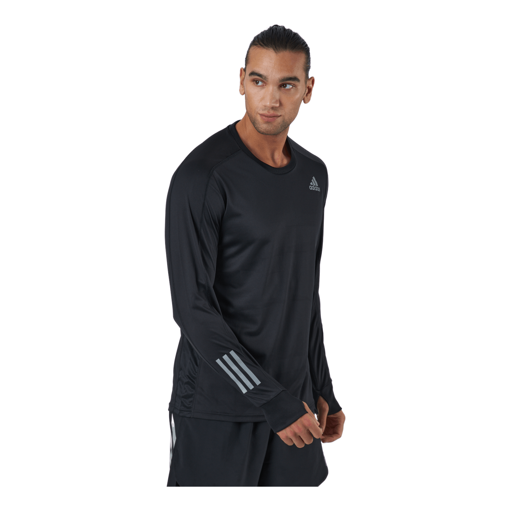Adidas Own The Run Long Sleeve Tee M Black / Black 4 Adidas Own The Run Long Sleeve Tee M Black / Black - Image 2