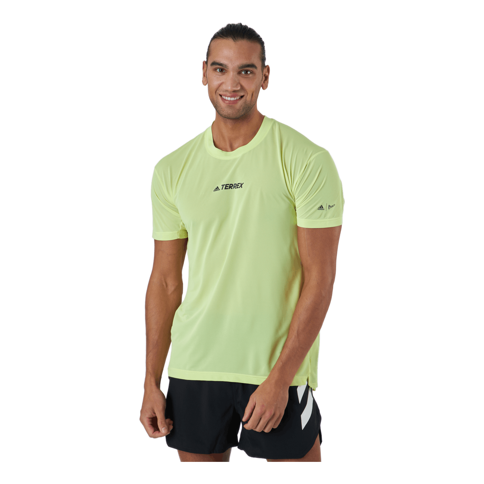 ADIDAS Terrex Parley Agravic Tr Allaround T-Shirt Pulse Yellow 3 ADIDAS Terrex Parley Agravic Tr Allaround T-Shirt Pulse Yellow