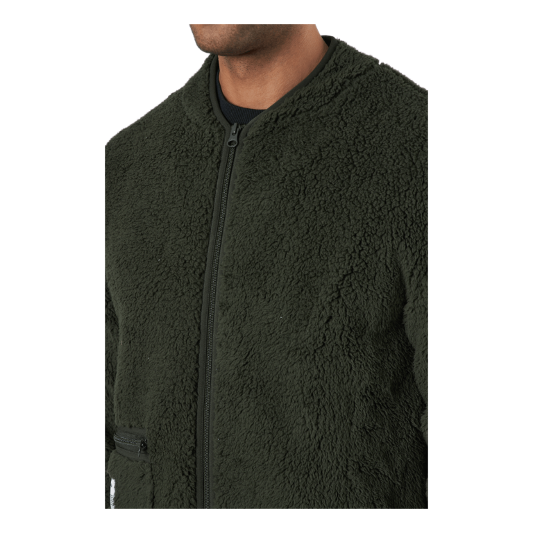 Resteröds Fleece Jacket Army Green 7 Resteröds Fleece Jacket Army Green - Image 5