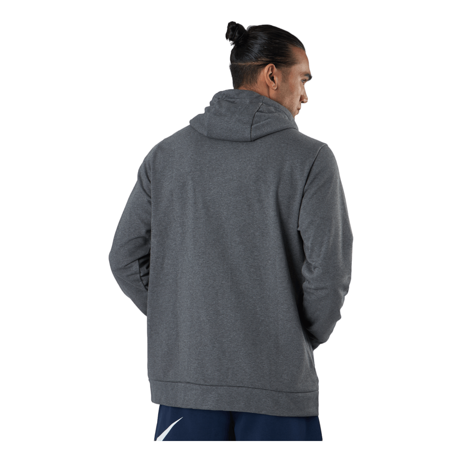 Nike Dri-FIT Men's Full-Zip Training Hoodie CHARCOAL HEATHR/BLACK 5 Nike Dri-FIT Men's Full-Zip Training Hoodie CHARCOAL HEATHR/BLACK - Image 3