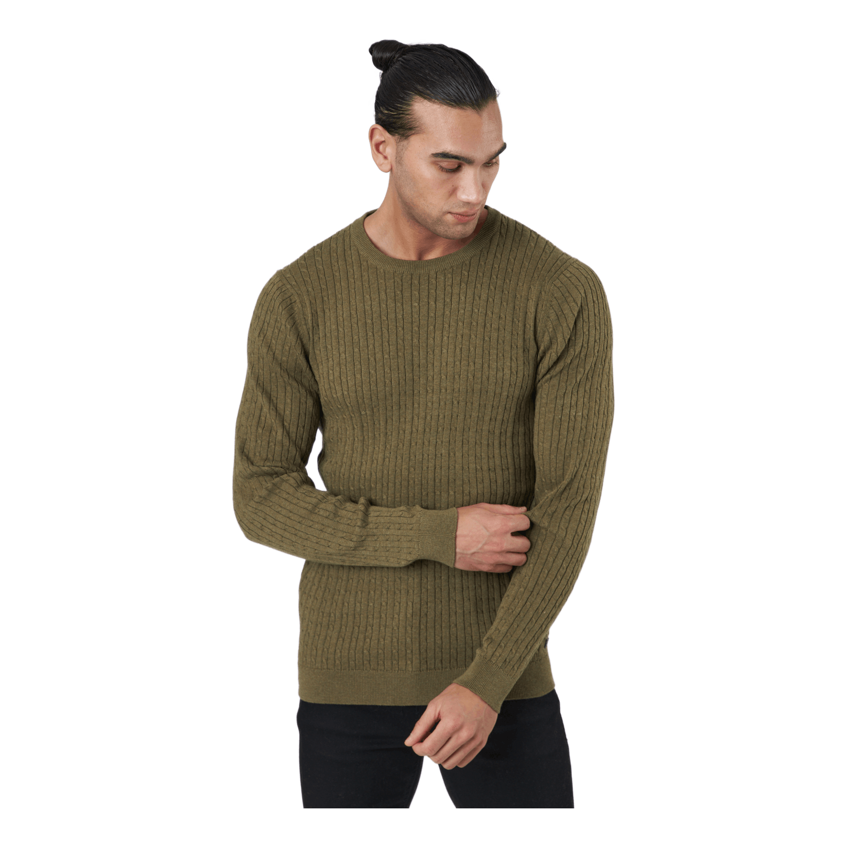 Jack & Jones Jprblawinter Cable Knit Crew N Capers 3 Jack & Jones Jprblawinter Cable Knit Crew N Capers