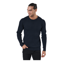 Jack & Jones Jprblawinter Cable Knit Crew N Maritime Blue