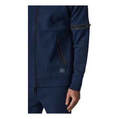 Superdry Training Gymtech Ziphood Navy Marl -Takit Myynti 2023 60523 64 004