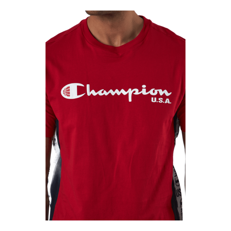 Champion Crewneck T-shirt Haute Red 6 Champion Crewneck T-shirt Haute Red - Image 4