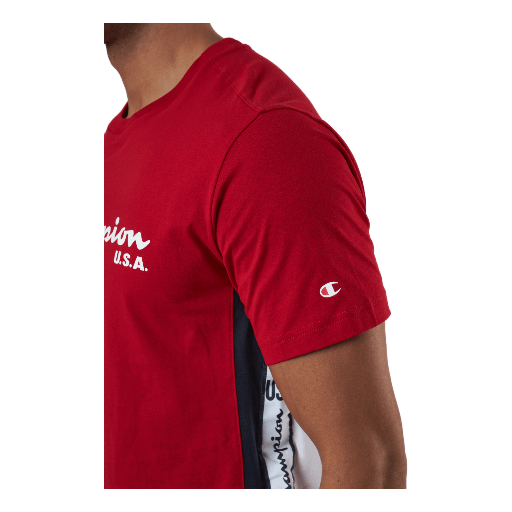 Champion Crewneck T-shirt Haute Red 7 Champion Crewneck T-shirt Haute Red - Image 5