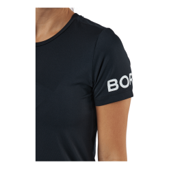 BJØRN BORG Borg Slim T-shirt Black Beauty -Takit Myynti 2023 60532 38 004