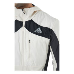 Adidas Marathon Jacket Ocean P.Blue Men Wonder White / Black -Takit Myynti 2023 60537 82 004