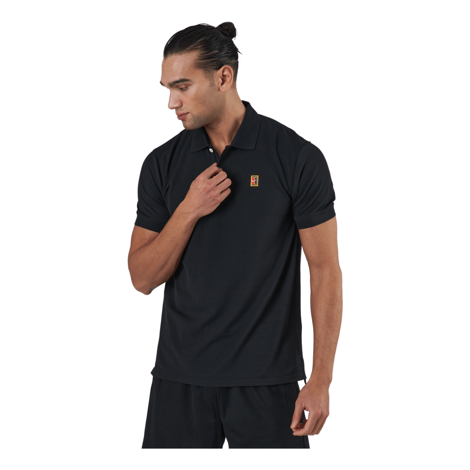 Nike The Polo Men's Slim Fit Polo BLACK 4 Nike The Polo Men's Slim Fit Polo BLACK - Image 2