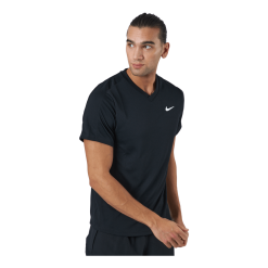NikeCourt Dri-FIT Victory Men's Tennis Top BLACK/BLACK/WHITE -Takit Myynti 2023 60552 33 002
