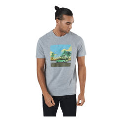 Cruz Rebel M Shortsleeve Tee Light Grey Melange