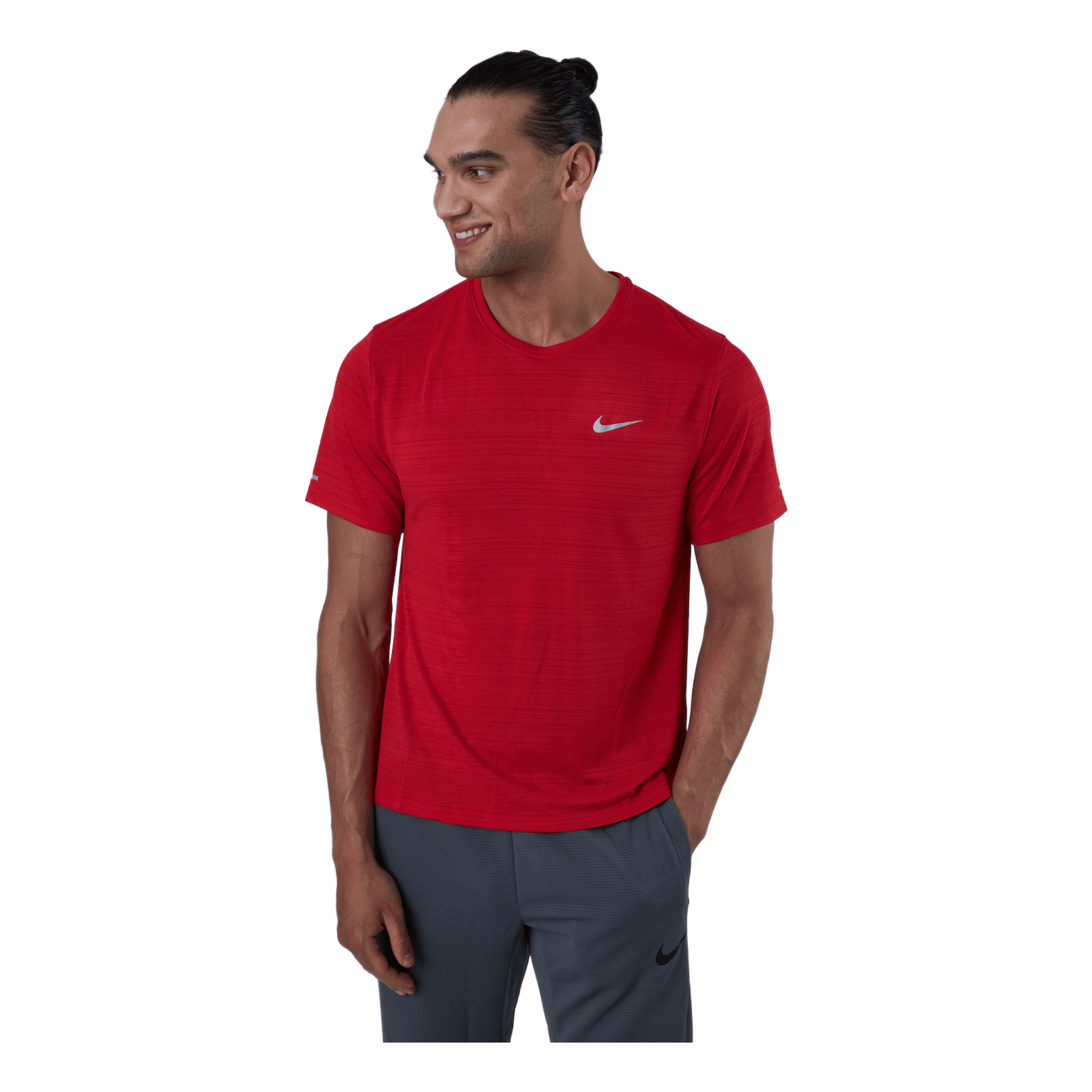 Nike Dri-fit Miler Men's Runni University Red/reflective Silv 3 Nike Dri-fit Miler Men's Runni University Red/reflective Silv