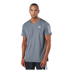 ADIDAS Own The Run Tee Grey Four/reflective Silver
