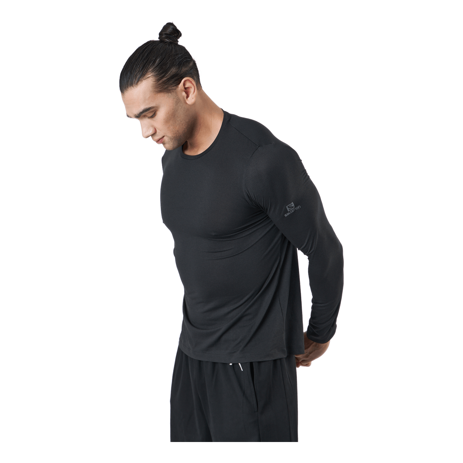 Salomon Agile Ls Tee M Black 4 Salomon Agile Ls Tee M Black - Image 2