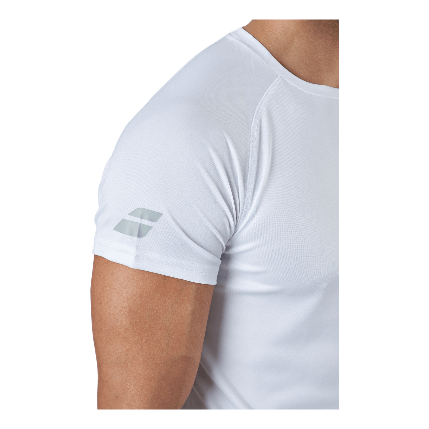 Babolat T-shirt Play Crew Neck White 7 Babolat T-shirt Play Crew Neck White - Image 5