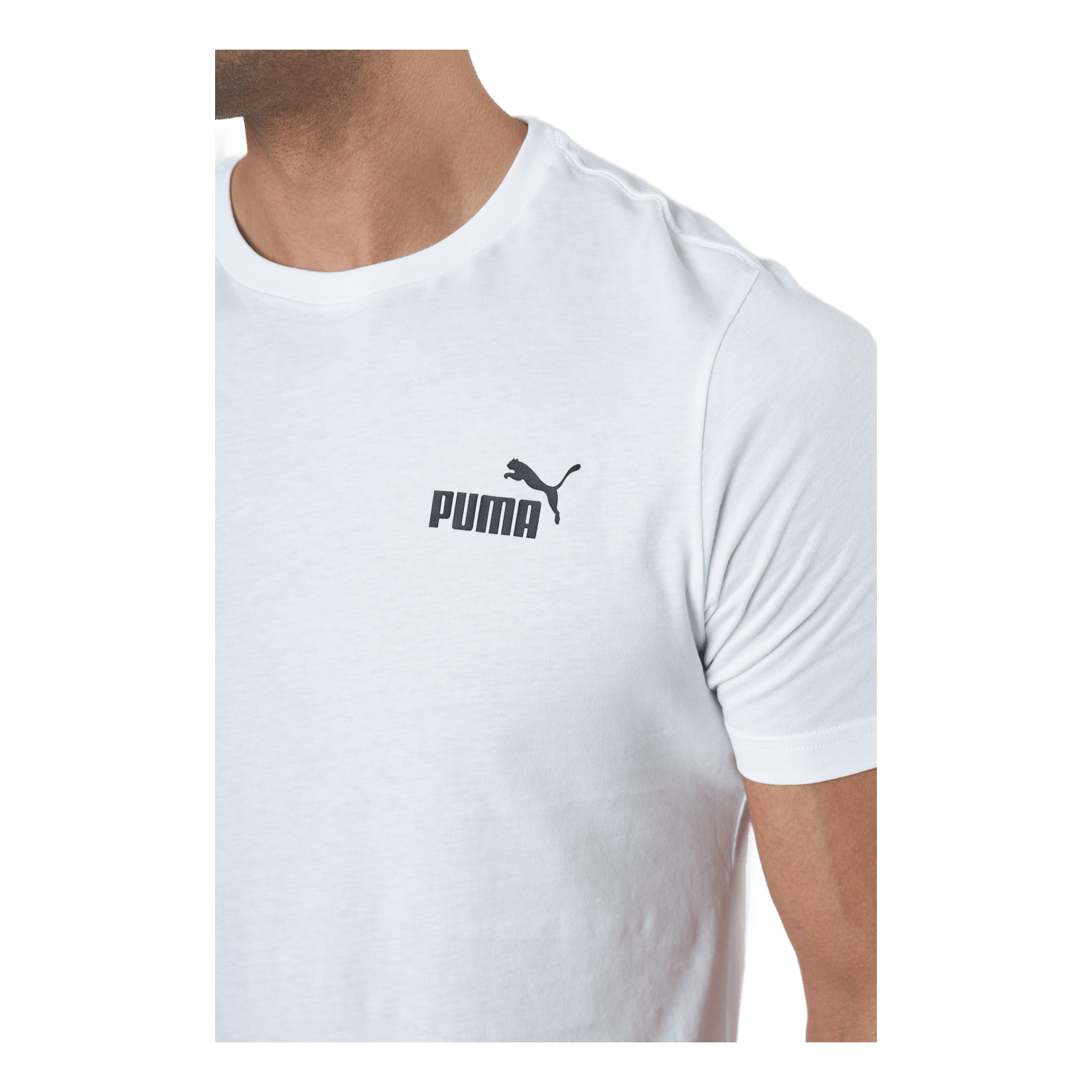 Ess Small Logo Tee Puma White 6 Ess Small Logo Tee Puma White - Image 4