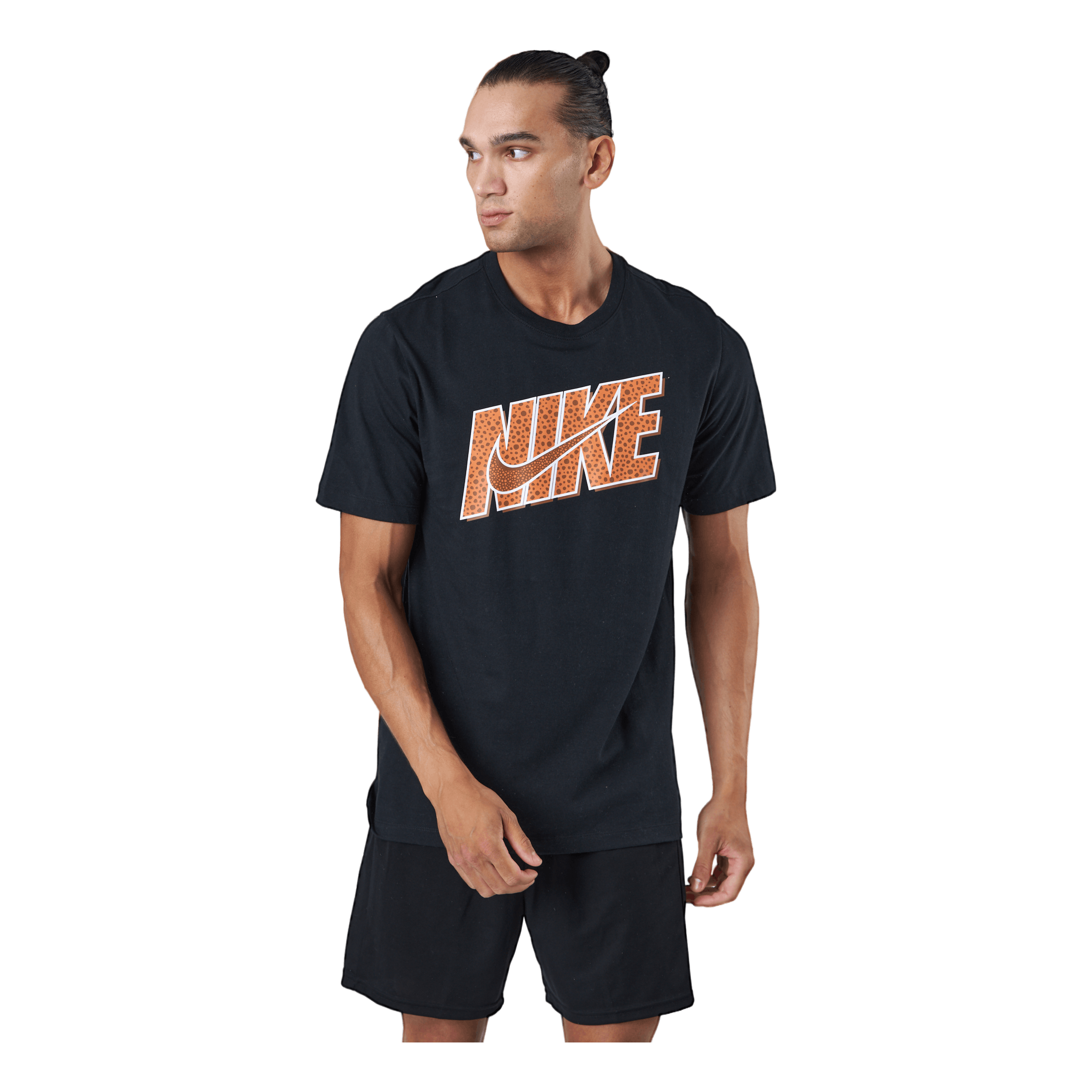 Nike Sportswear Men's T-shirt Black/hot Curry 3 Nike Sportswear Men's T-shirt Black/hot Curry