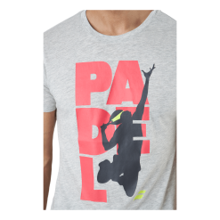 Babolat T-shirt Padel Cotton Grey -Takit Myynti 2023 60681 05 004