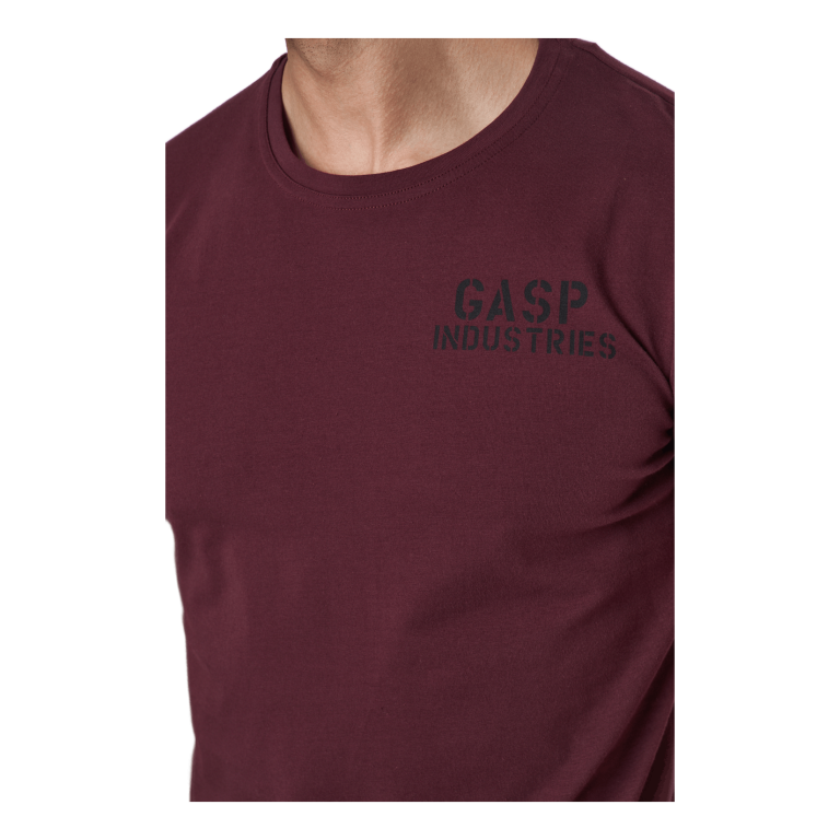 GASP 89 Classic Tap Tee Maroon 6 GASP 89 Classic Tap Tee Maroon - Image 4
