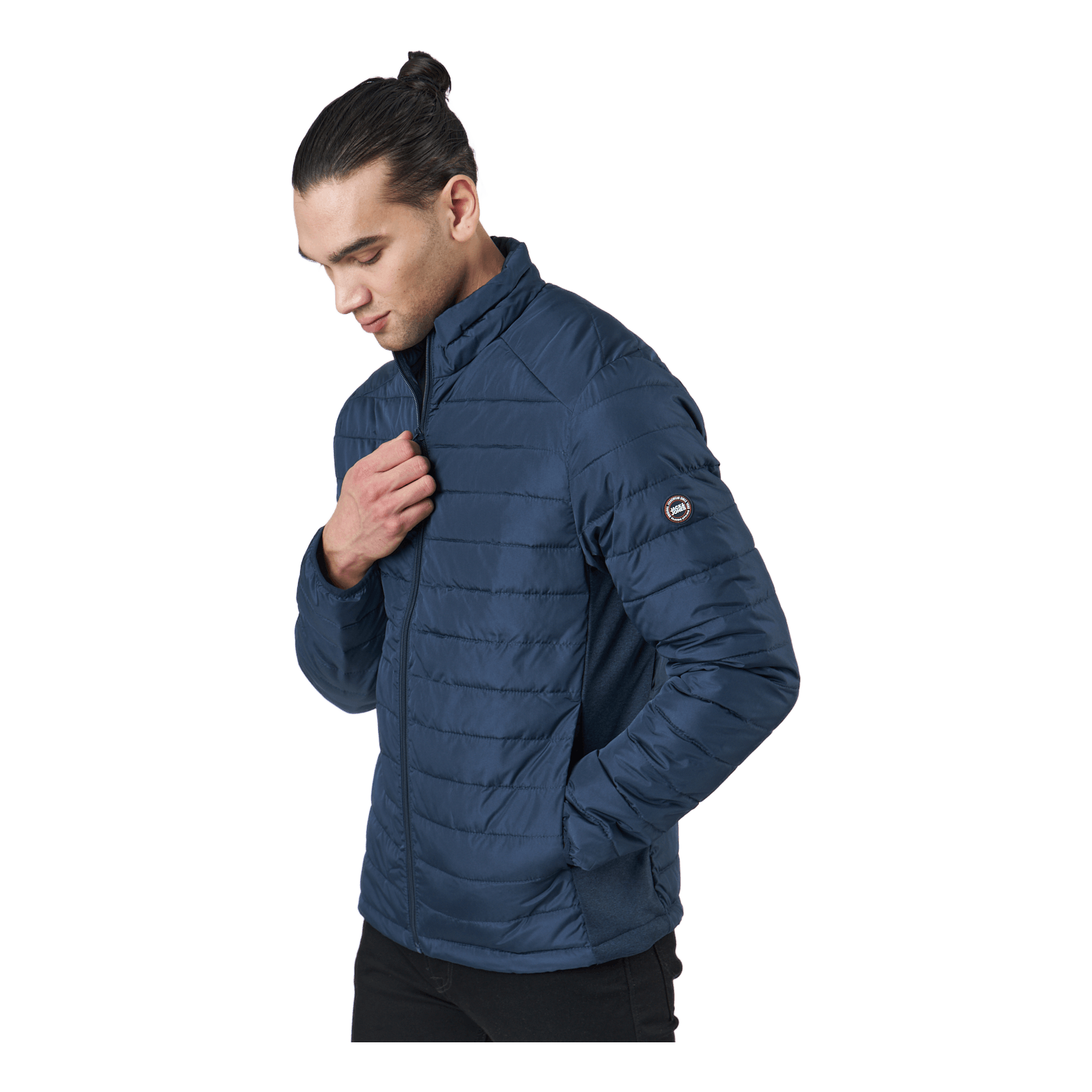 Jack & Jones Jjeace Spring Puffer Collar Sn Navy Blazer 3 Jack & Jones Jjeace Spring Puffer Collar Sn Navy Blazer