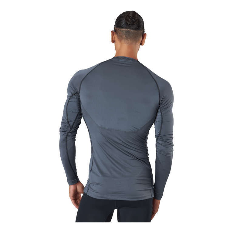 Nike Pro Dri-FIT Men's Tight Fit Long-Sleeve Top IRON GREY/BLACK/BLACK 5 Nike Pro Dri-FIT Men's Tight Fit Long-Sleeve Top IRON GREY/BLACK/BLACK - Image 3