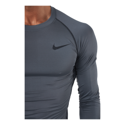 Nike Pro Dri-FIT Men's Tight Fit Long-Sleeve Top IRON GREY/BLACK/BLACK 9 Nike Pro Dri-FIT Men's Tight Fit Long-Sleeve Top IRON GREY/BLACK/BLACK -Takit Myynti 2023 60738 18 004