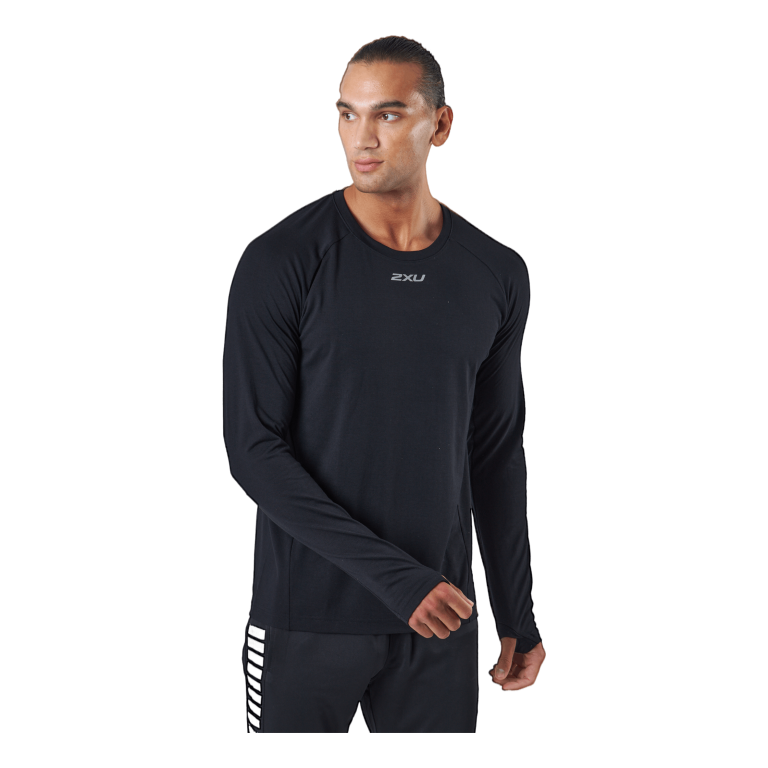 2XU Ignition Base Layer L/s Black/silver Reflective 3 2XU Ignition Base Layer L/s Black/silver Reflective