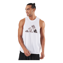 ADIDAS Designed For Movement HIIT Training Tank Top White