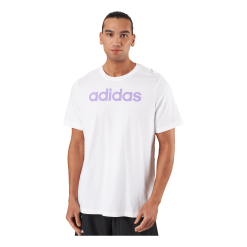 ADIDAS Essentials Single Jersey Linear Embroidered Logo T-Shirt White
